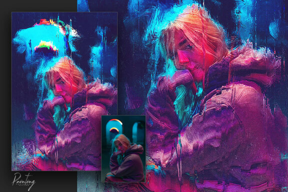 Painting Photoshop Action