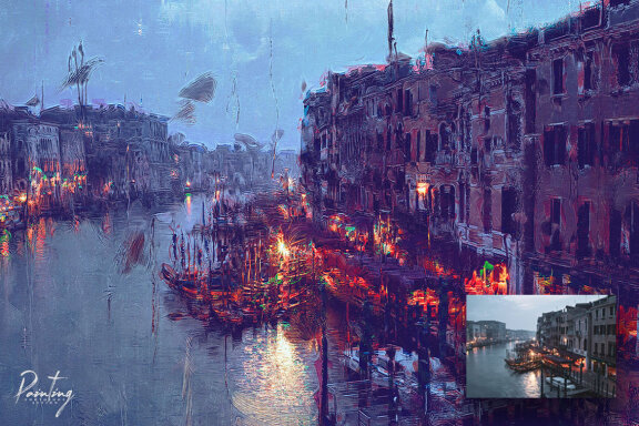 Painting Photoshop Action