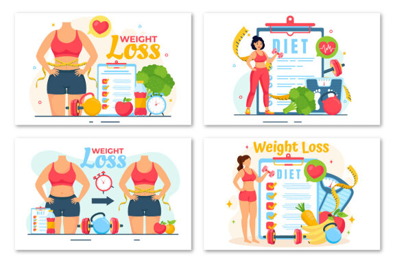 12 Weight Loss Illustration