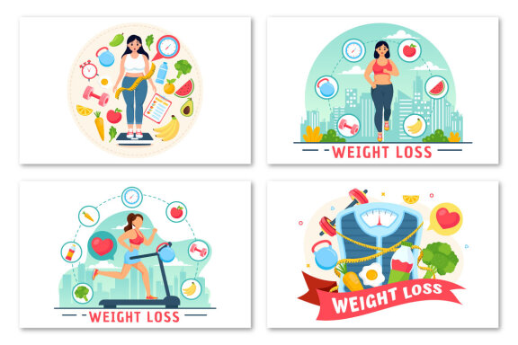 12 Weight Loss Illustration
