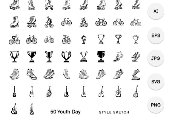 Youth Day Element Draw Black