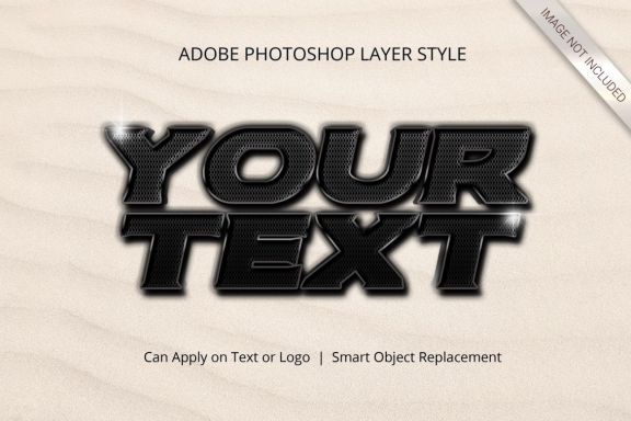 3D Realistic Text Effect Style