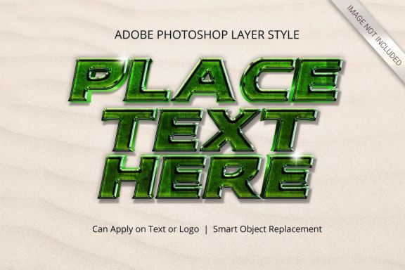 3D Realistic Text Effect Style