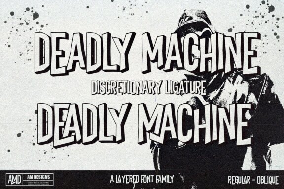 Witches Skeletons - A Layered Font Family 