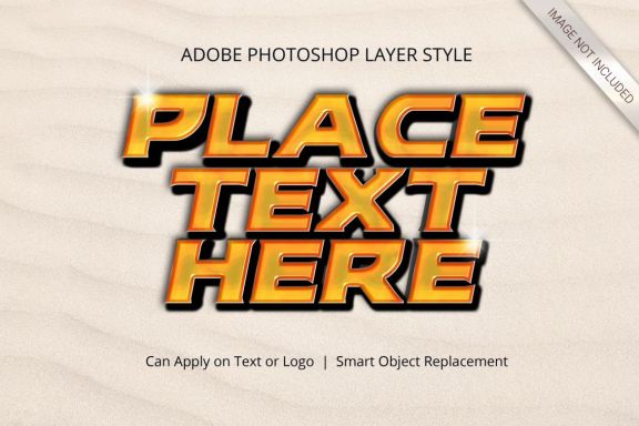 3D Realistic Text Effect Style