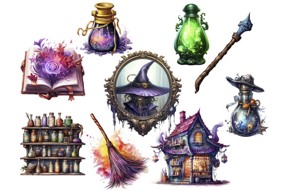 Witchcraft Stuff PNG Bundle