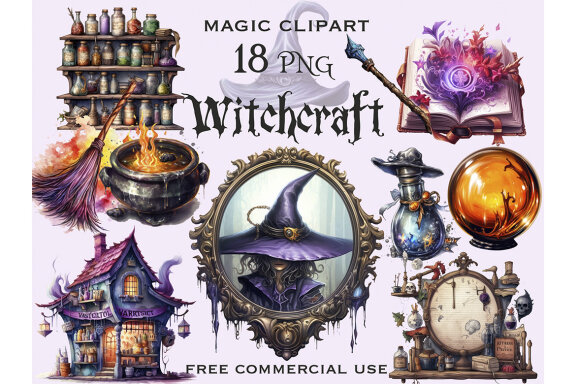 Witchcraft Stuff PNG Bundle