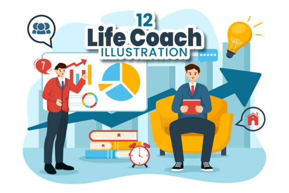 12 Life Coach Illustration