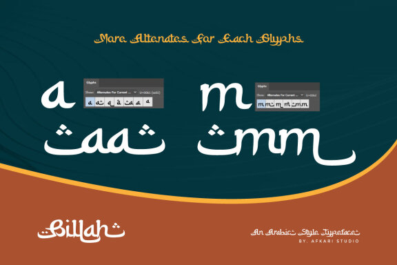 Billah - An Arabic Style Typeface