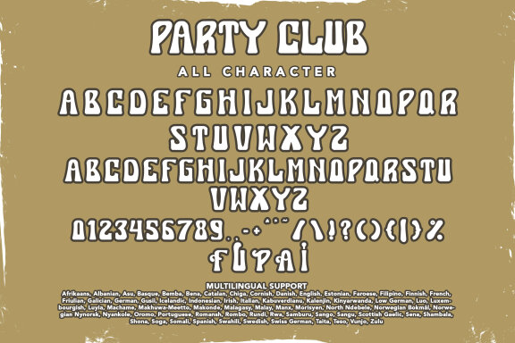 Party Club FREE Groovy Font