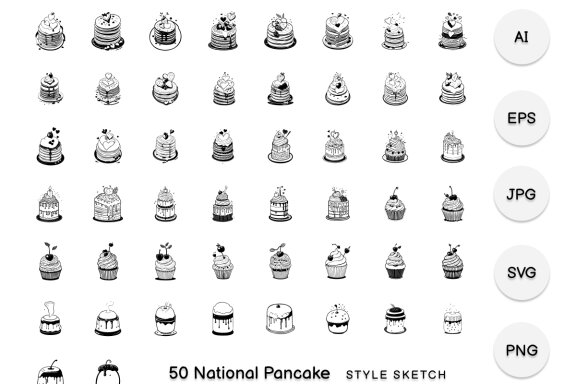 National Pancake Element Draw Black