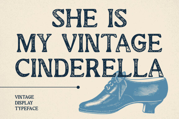 DT Milagros - Vintage Display Font
