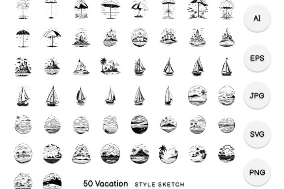 Vacation Element Draw Black