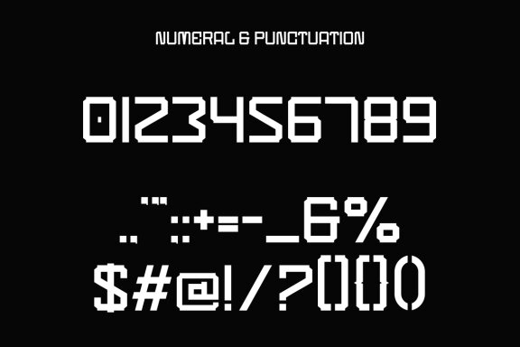 KIDBOMBA FREE Tech Font