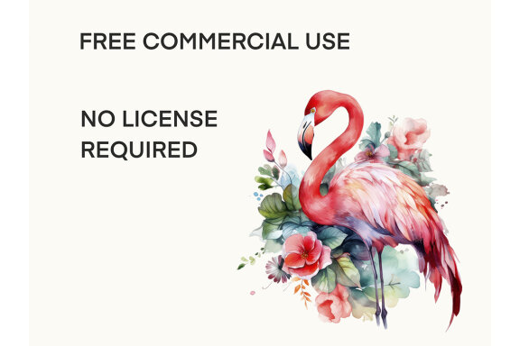 Flower Flamingo PNG Bundle