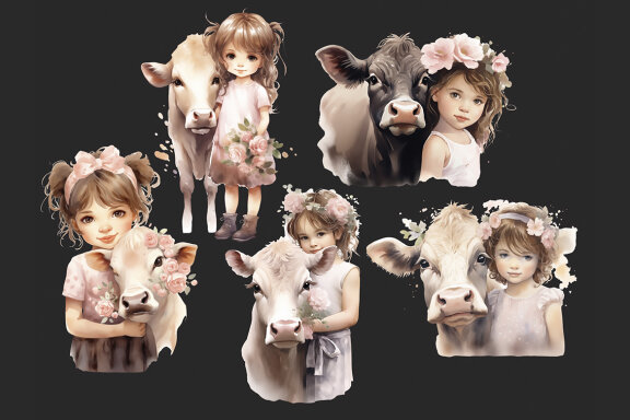 Little Cowgirl PNG Bundle