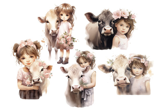 Little Cowgirl PNG Bundle