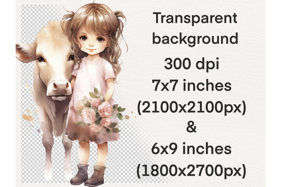 Little Cowgirl PNG Bundle