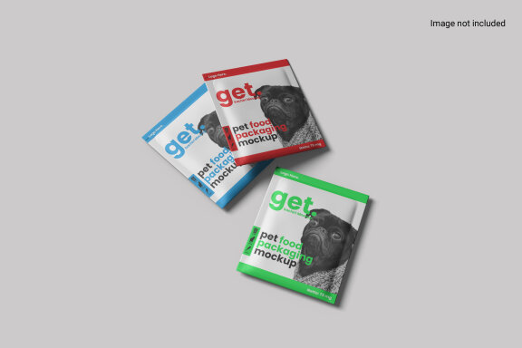 Pet Food Packaging Mockup