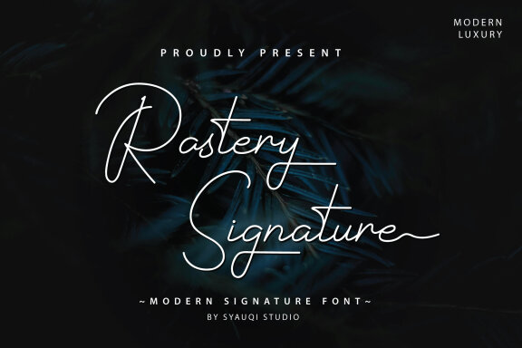 Rastery Signature - Handwritten Script