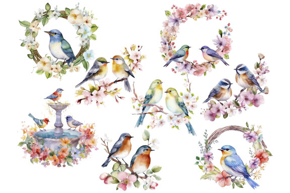 Little Birds PNG Bundle