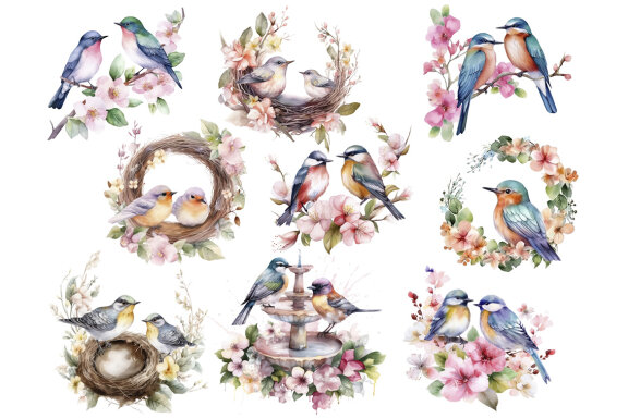 Little Birds PNG Bundle