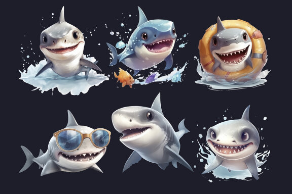 Baby Shark PNG Bundle