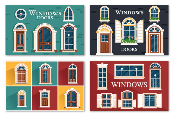 10 Doors and Windows illustration