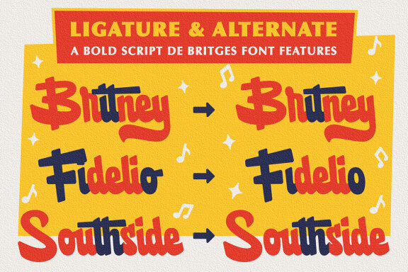 De Britges - Retro Bold Script