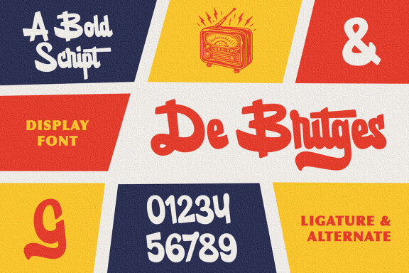 De Britges - Retro Bold Script