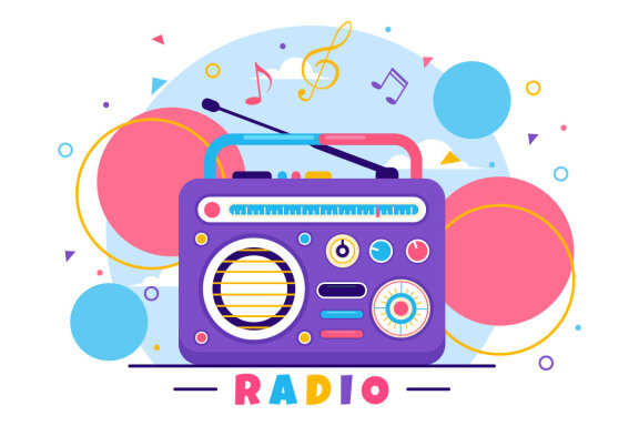 10 Radio Vector Illustration