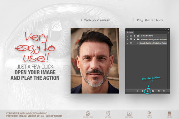 Smooth Painting Photoshop Action
