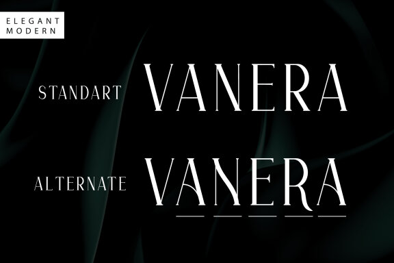 Vanera - Modern Serif Font