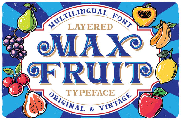 Max Fruit Bold Retro Font