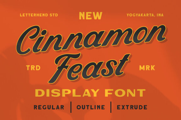 Cinnamon Feast - Display Font