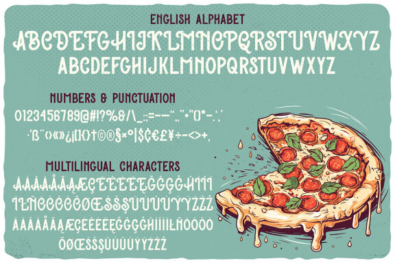 Pizza Gang - Serif & Sans Serif