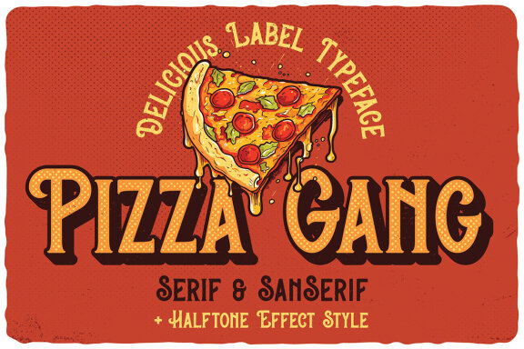 Pizza Gang - Serif & Sans Serif