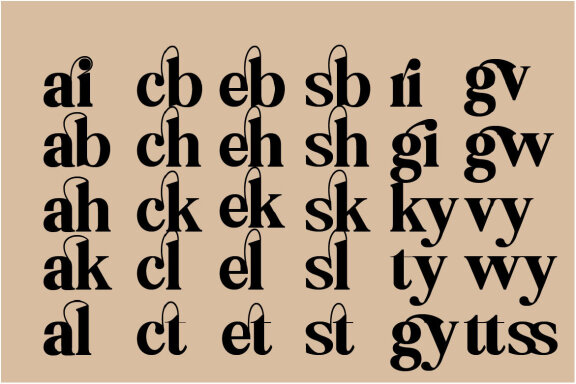 Pretty font