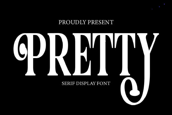 Pretty font