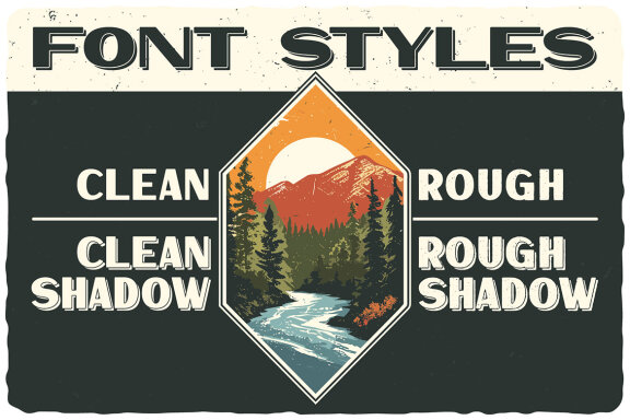 Yellowstone Vintage Poster Font