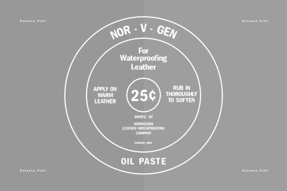 Ostania Rounded Display Font