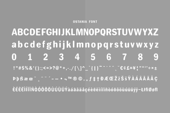 Ostania Rounded Display Font
