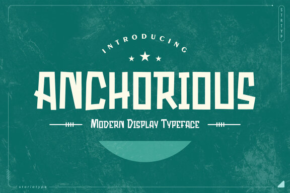 Anchorious - Modern Display Font