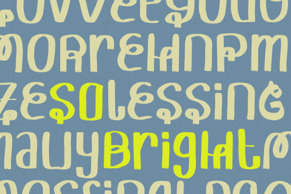 Wildest Bliss - Quirky Display Font
