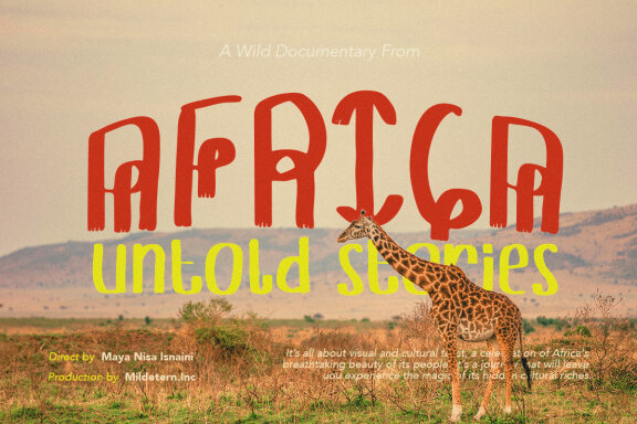 Wildest Bliss - Quirky Display Font