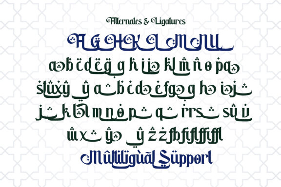 Salamy - An Arabic Style Typeface