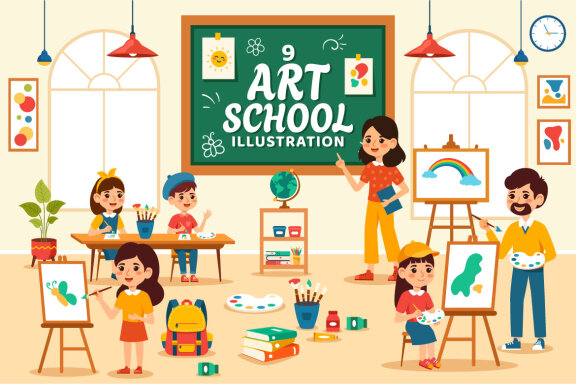9 Art School of Painting Illustration