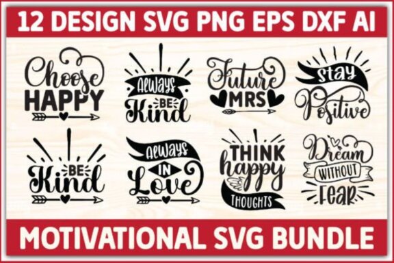 Motivational SVG Bundle