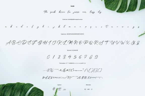 Das Pines - Modern Calligraphy