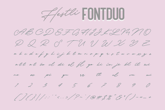 Hestli Font Duo